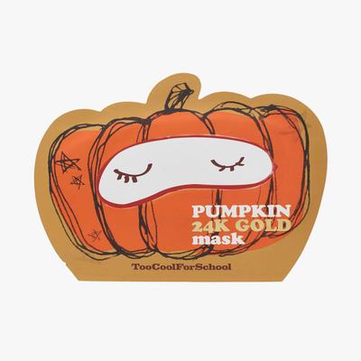 Too Cool For School Pumpkin 24K Gold Mask 35 gm - Sheet Masks