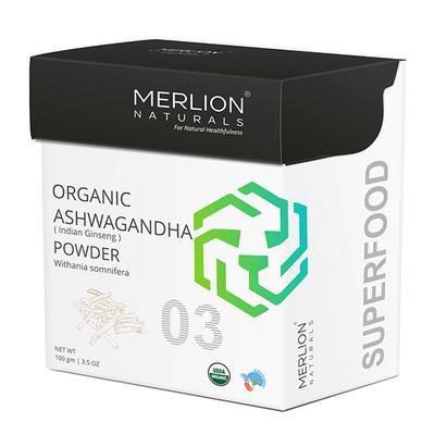 Merlion Naturals Organic Ashwagandha Powder 100 gm - Face Packs