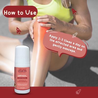 The Old Natural Orthoil Joint Pain Relief Roll On 50 ml - Pain Relief (Ayush)