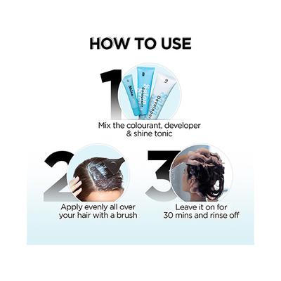 Bblunt Salon Secret High Shine Creme Hair Colour Natural Black 152 ml - Crème