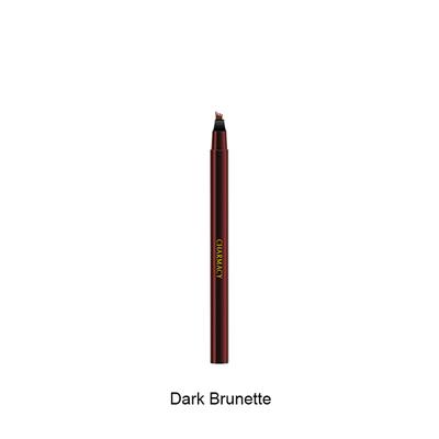 Charmacy Milano Ultra Thin Stroke Pen (Dark Brunette) 0.6 ml - Eyebrow Pencils & Enhancers