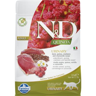 Farmina N&D Quinoa Urinary Cat Food - Duck, Cranberry & Chamomile (Adult) 300 g - Petfood