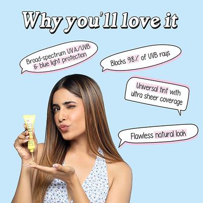 MyGlamm POPxo Selfie Ready Tinted Sunscreen SPF 50 Broad & Pectrum 30gm - Body Sunscreen