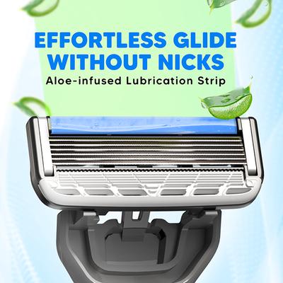 Letsshave Pro 6 Portable Trial Kit For Men, Pro 6 Prortable Razor With Shave Foam 200G 1's - Grooming Kits