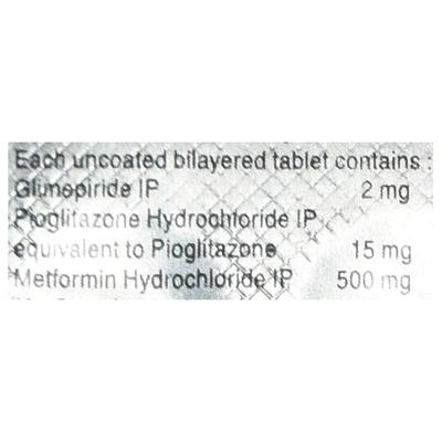 Pioplus 2mg Tablet 15'S - Diabetes-Ant