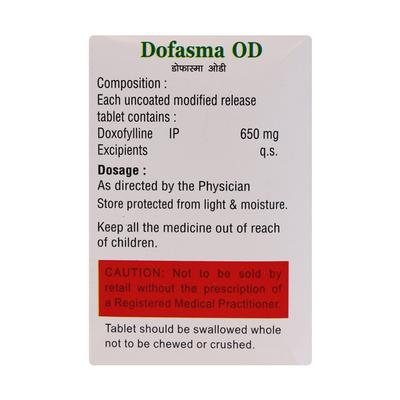 DOFASMA OD Tablet 10's - Asthma/COPD-Ast
