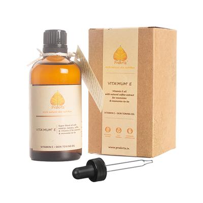 Prakrta Vita'MUM' E Vitamin E Skin Toning Oil 100 ml - Massage Oils