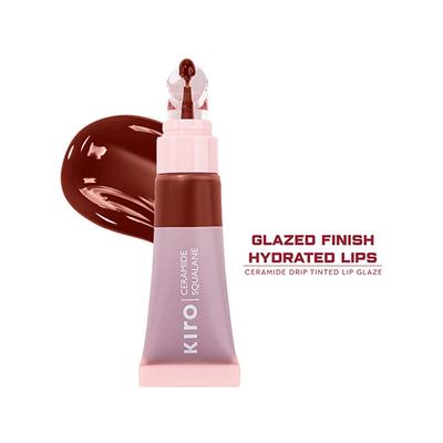 Kiro Ceramide Drip Tinted Lip Glaze Choco Melt ( Brown) 13 gm - Lip Balms
