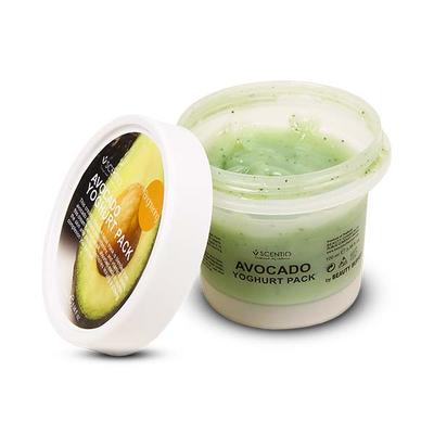 Scentio Avocado Brightening Yogurt Pack 100 ml - Face Packs