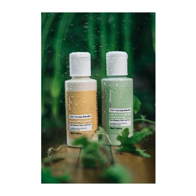 Pink Woolf 3-in 1 No-Soap Detoxifier - Neem Tea Tree Mint with French Green Clay 100 ml - Face Wash & Cleansers