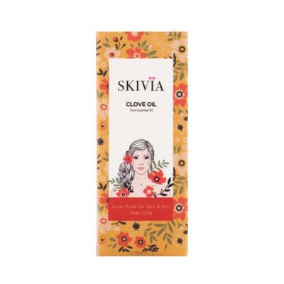 Skivia Clove Essential Oil - Contains Anti-Bacterial Anti-Fungal & Anti-Aging Properties 10 ml - Essential Oils