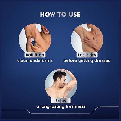 NIVEA MEN DEO FRESH POWER ROLLON 72H 50 ml - Men Deodorants/Roll-Ons