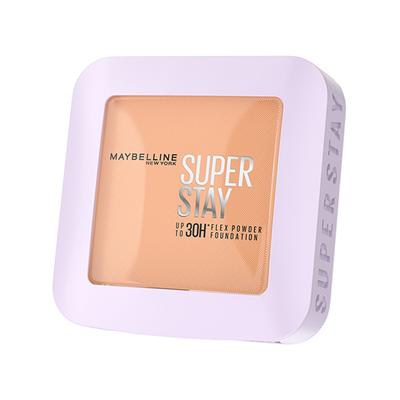 Maybelline New York Super Stay Flex Powder Foundation, 220, 30H Full Cover, Oil-Control 9 gm - Foundation