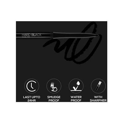 RENEE Kajal Pen with Sharpener - Hard Black 0.35 gm - Kajal & Kohls