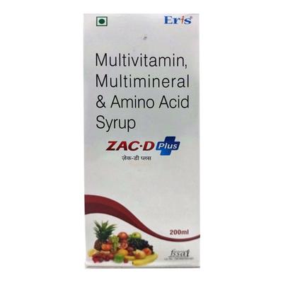 ZAC D PLUS Syrup 200ml - Supplements-Vam