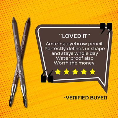 Faces Canada Ultime Pro Eyebrow Defining Pencil - Dark Brown 02, 1.2gm - Eyebrow Pencils & Enhancers