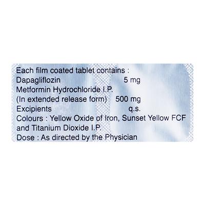 GLUCRETA M 5 + 500 Tablet 10's - Diabetes-Ant