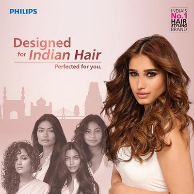 Philips Bhh730 00 Dark Wine Color Naturally Heated, Silk Protect Technology, Hair Straightener Brush 620 gm - Straighteners