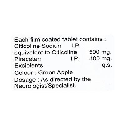 Oxilin P 400mg Tablet 10'S - Nootropics And Neurotrophics