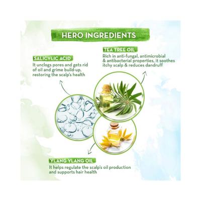 Mamaearth Tea Tree Hair Oil Booster with Tea Tree & Salicylic Acid for Dandrufffree Hair 30 ml - Hair Oils