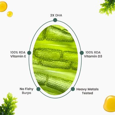 Neuherbs Deep-Sea Veg Omega Softgels 60's - Omega Fish Oil Fatty Acids
