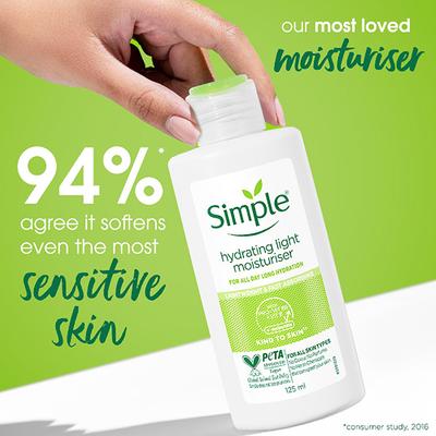 Simple Kind To Skin Hydrating Light Moisturiser 125 ml - Face Moisturizers