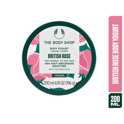 The Body Shop British Rose Body Yogurt 200ml - Creams/Oils/Lotions