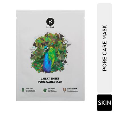 SUGAR Cosmetics Cheat Sheet Pore Care Mask 25 gm - Sheet Masks