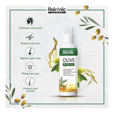 Haironic Olive Hair Oil 100 ml - Hair Oils