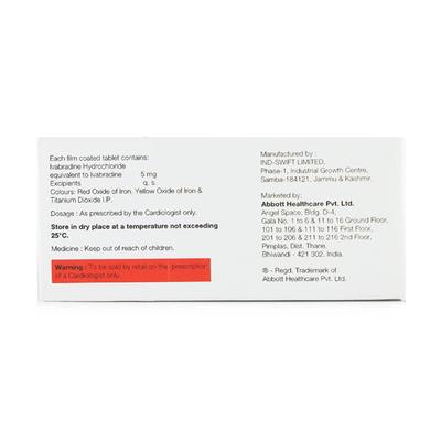 Ivabid 5mg Tablet 14'S - Angina