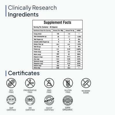 Miduty Organic Plant Based Collagen 250 g - Hair & Skin