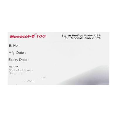 MONOCEF O 100 DELICIOUS PINEAPPLE PEPPERMINT FLAVOUR Oral Suspension 30ml - Bacterial Infections-Cep