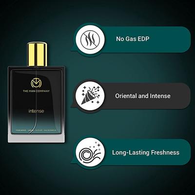 The Man Company Intense EDP Pour Homme 100ml - Men Perfumes (Edt/Edp)
