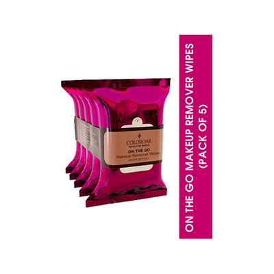 Colorbar On The Go Make Up Remover Wipes - 222gm 5's - Make Up Removers