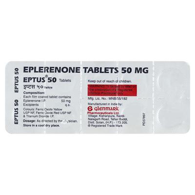 Eptus 50mg Tablet 10'S - Hypertension-Diu
