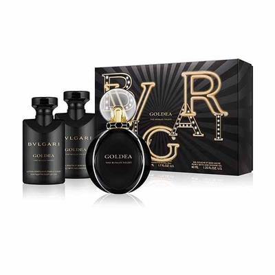 Bvlgari GoldeaTheRomanNight Gift Set (EDP50ml + SG40ml + BL40ml) 130 ml - Perfumes (Edt/Edp)