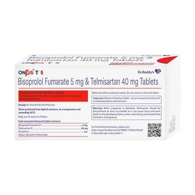 ONBIS T 5 Tablet 10's - Hypertension-Ana