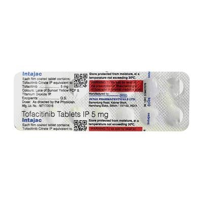 INTAJAC Tablet 14's - Rheumatoid Arthritis-Dis