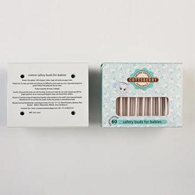 Cottsberry Organic Cotton Safety Buds For Babies 60's - Cotton Buds & Balls