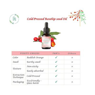 Precious & Nature'S Certified Organic and Cold-Pressed Rosehip Oil Anti-Ageing and Brightening 15 ml - Face Oils