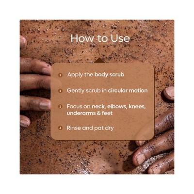 mCaffeine Exfoliating Coffee Body Scrub for Tan Removal & Soft Smooth Skin 100% Natural & Vegan 2's - Scrubs & Exfoliants