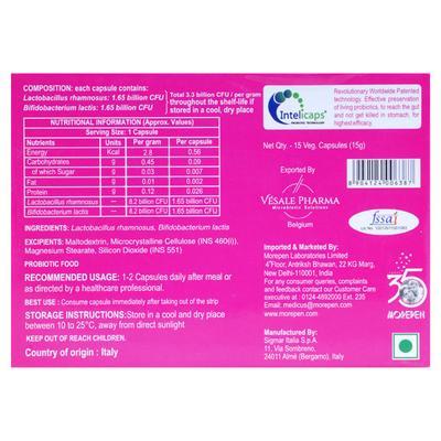 INTEBACT Capsule 15's - Diarrhoea-Ant