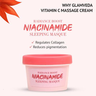 Glamveda Niacinamide Anti Pigmentation Sleeping Mask 40 gm - Masks & Peels