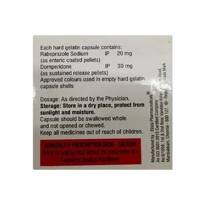 RABESTAT DSR Capsule 10's - Ulcer/Reflux/Flatulence-Aaa