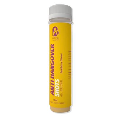 BonAyu Anti Hangover Shots - Raspberry - Pack of 6 x 40 ml - General Health