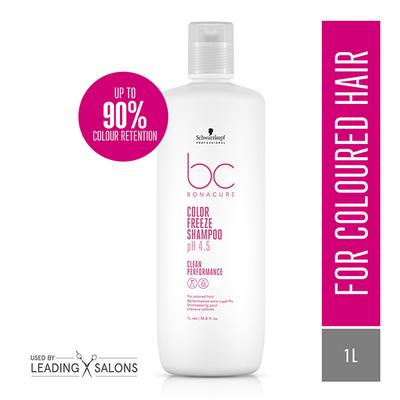 Schwarzkopf Professional Bonacure Color Freeze shampoo pH 4.5,with Vegan Keratin 1000 ml - Conditioners