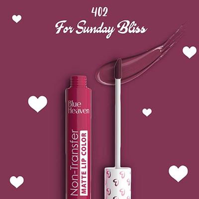 Blue Heaven Lip Kicks Non Transfer Lip Color 19.6ml 7's - Liquid Lipsticks