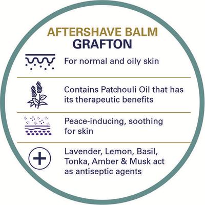 Truefitt and Hill Grafton Aftershave Balm Essential Shaving and Grooming Collection 100 ml - Pre & Post Shaves
