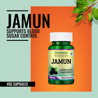 Morpheme Remedies Jamun 500 mg Capsules 60's - Diabetes (Fitness)