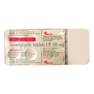 ACTIGLIPT 20mg Tablet 10's - Diabetes-Ant